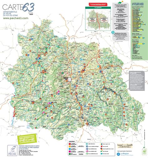 Carte de Pêche 2021 - Fédération du Puy de Dôme pour la Pêche