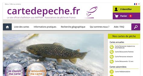 Carte de Pêche en Ligne